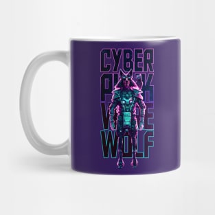 Cyberpunk Werewolf Mug